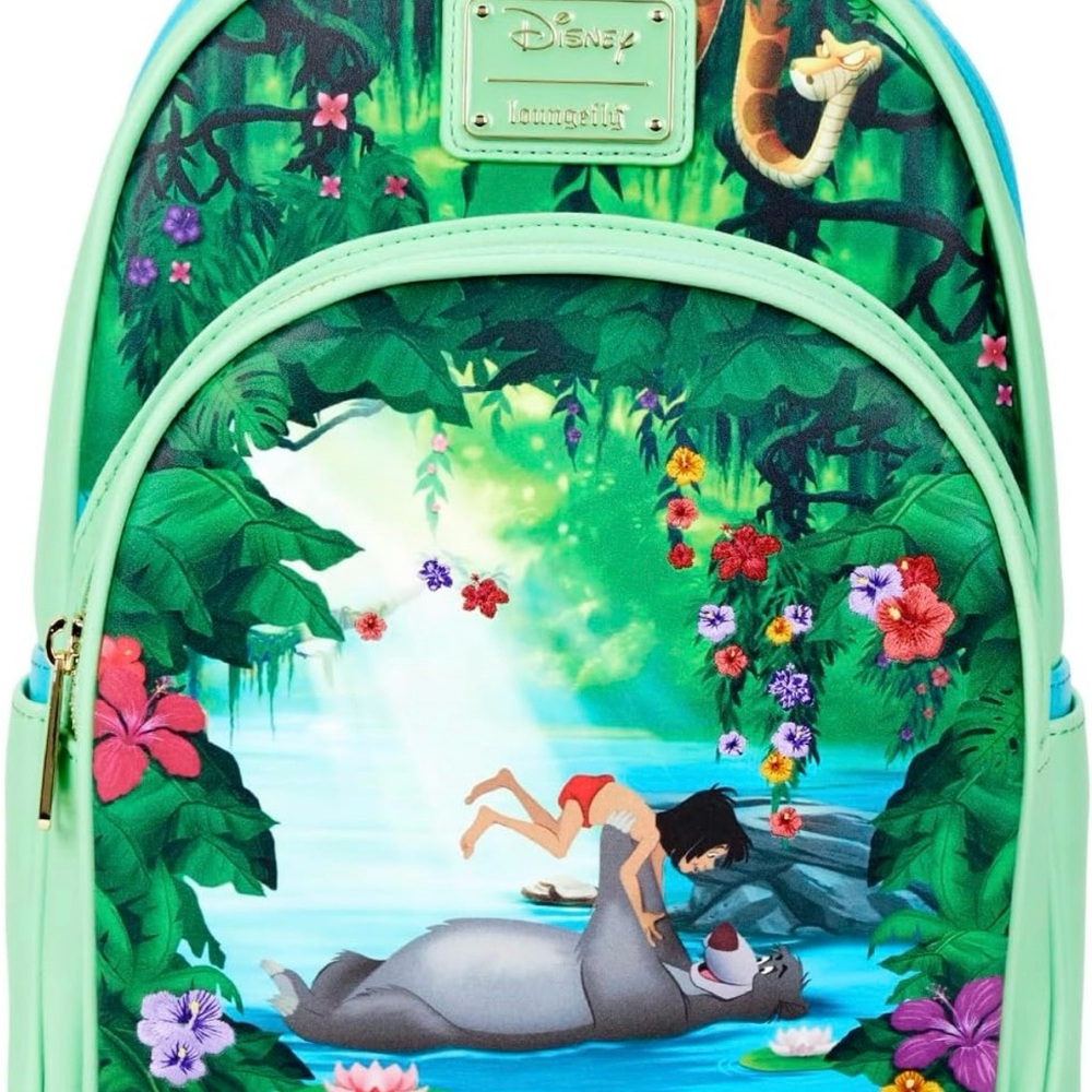 Loungefly Disney The Jungle Book Mogley and Baloo Mini Backpack